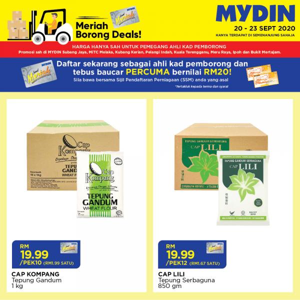MYDIN Meriah Borong Deals Promotion (20 Sep 2020 - 23 Sep 2020)