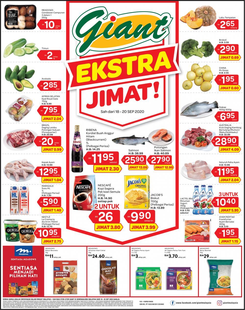 Giant Weekend Promotion (18 Sep 2020 - 20 Sep 2020)