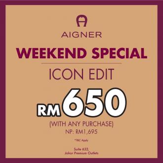 Aigner Special Sale Promotion at Johor Premium Outlets (18 September 2020 - 20 September 2020)