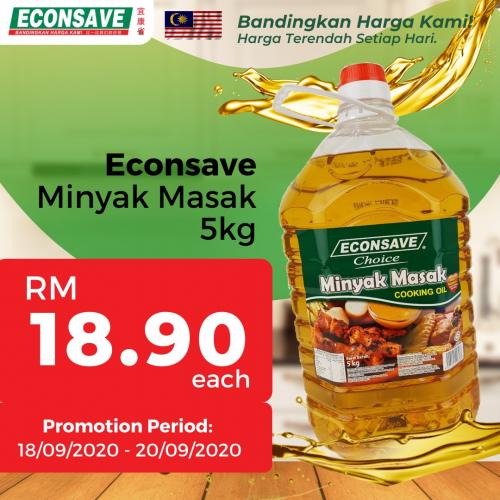 Econsave Cooking Oil Promotion (18 Sep 2020 - 20 Sep 2020)