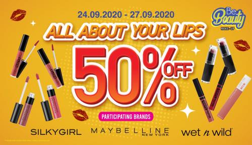 Sasa Lipstick Promotion Up To 50% OFF (24 Sep 2020 - 27 Sep 2020)