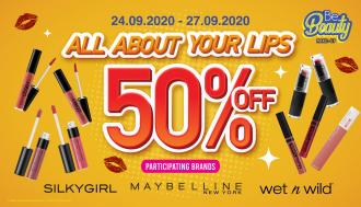 Sasa Lipstick Promotion Up To 50% OFF (24 September 2020 - 27 September 2020)