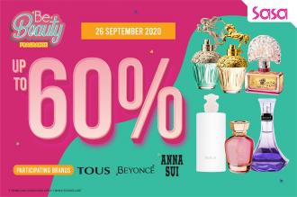 Sasa Be Beauty Fragrance Sale Up To 60% OFF (26 September 2020)