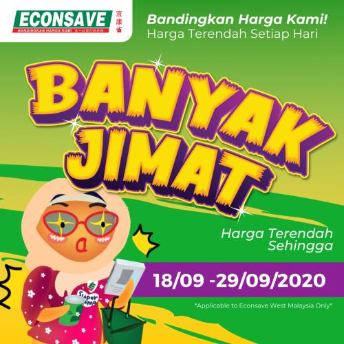 Econsave Banyak Jimat Promotion (18 Sep 2020 - 29 Sep 2020)