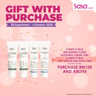 Sasa Online FREE Dr.G Deluxe Miniatures Promotion (28 September 2020 - 4 October 2020)