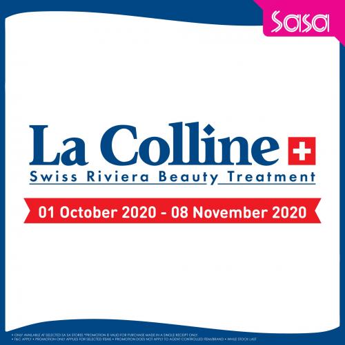 Sasa La Colline 38-Days Promotion (1 Oct 2020 - 8 Nov 2020)