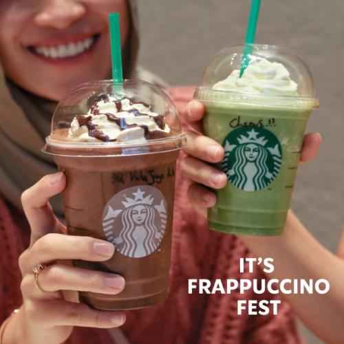 Starbucks Frappuccino Fest 2nd Frappuccino @ RM8 Promotion (every Wednesday)