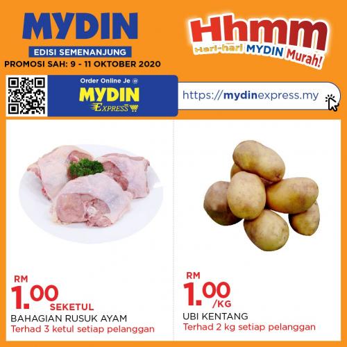MYDIN Hari-Hari Murah Promotion (9 Oct 2020 - 11 Oct 2020)