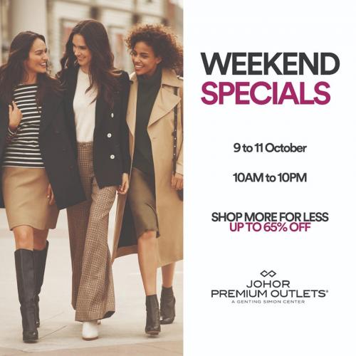 Johor Premium Outlets Weekend Special Sale Saving Up To 65% OFF (9 Oct 2020 - 11 Oct 2020)
