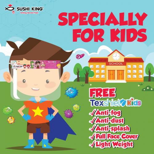 Sushi King FREE Face Shield Promotion