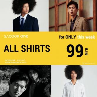 Sacoor One Special Sale All Shirts @ RM99 at Johor Premium Outlets (19 October 2020 - 25 October 2020)