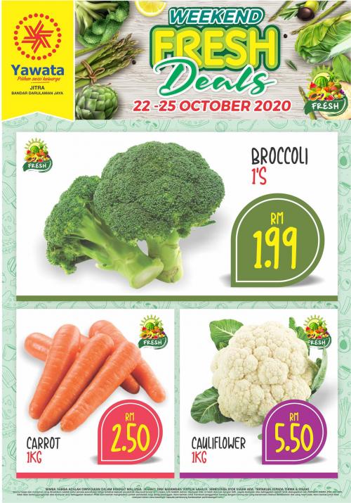 Pasaraya Yawata Weekend Fresh Deals Promotion (22 Oct 2020 - 25 Oct 2020) Pasaraya Yawata Weekend Fresh Deals Promotion (22 Oct 2020 - 25 Oct 2020)