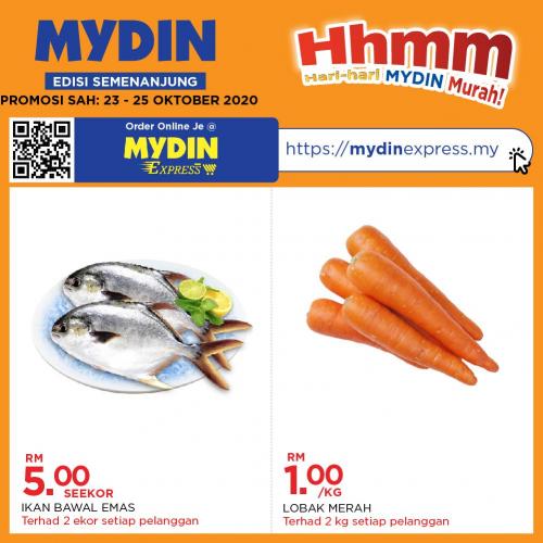 MYDIN Hari-Hari Murah Promotion (23 Oct 2020 - 25 Oct 2020)