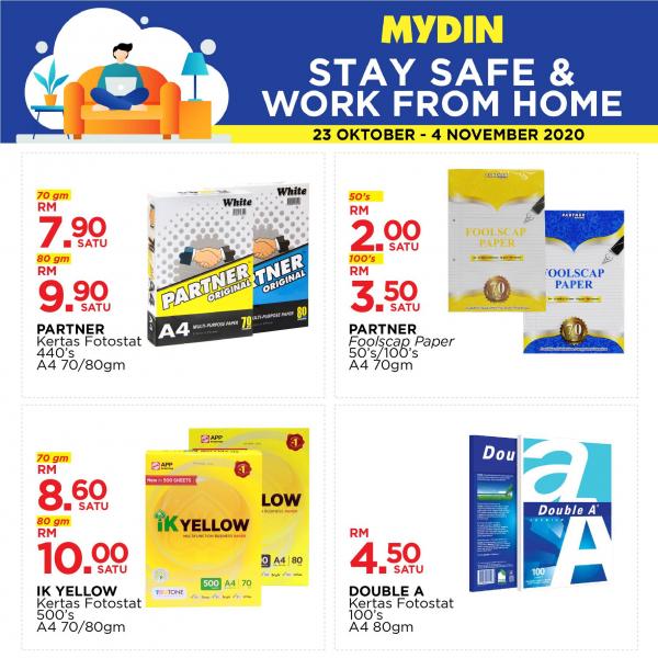 MYDIN Work From Home Deals Promotion (23 Oct 2020 - 4 Nov 2020)