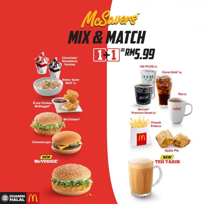 Mcdonald menu prices malaysia