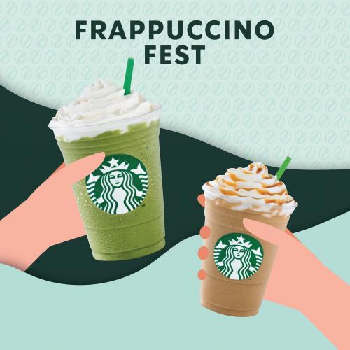 Starbucks Frappuccino Fest Promotion 2nd Frappuccino @ RM8 (28 Oct 2020)