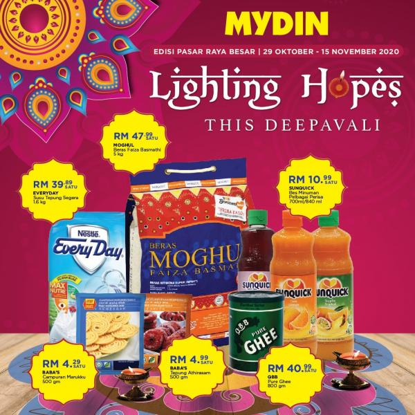 MYDIN Deepavali Promotion (29 Oct 2020 - 15 Nov 2020)