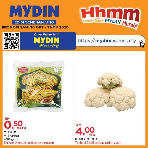 MYDIN Hari-Hari Murah Promotion (30 Oct 2020 - 1 Nov 2020)