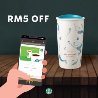 Starbucks RM5 OFF Promotion with Starbucks Tumbler & Mobile App (30 October 2020)