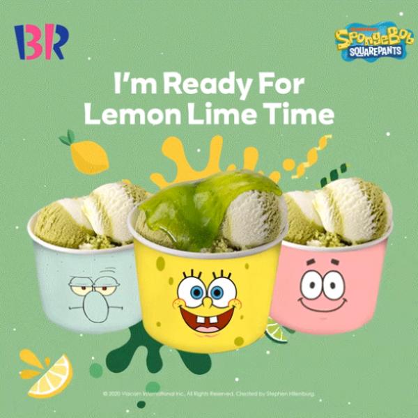 Baskin Robbins Lemon Lime Time Flavor Baskin Robbins Lemon Lime Time Flavor