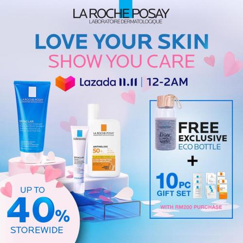 La Roche-Posay 11.11 Sale Up To 40% OFF on Lazada (11 Nov 2020) La Roche-Posay 11.11 Sale Up To 40% OFF on Lazada (11 Nov 2020)