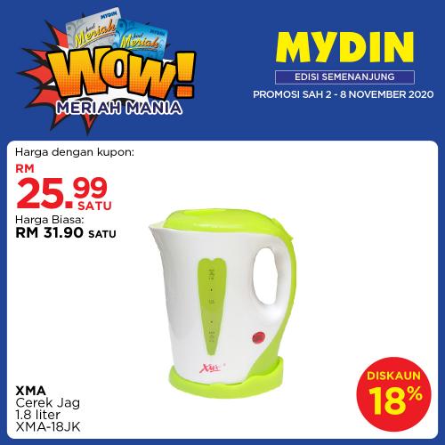 MYDIN Meriah Mania Coupons Promotion (2 Nov 2020 - 8 Nov 2020)