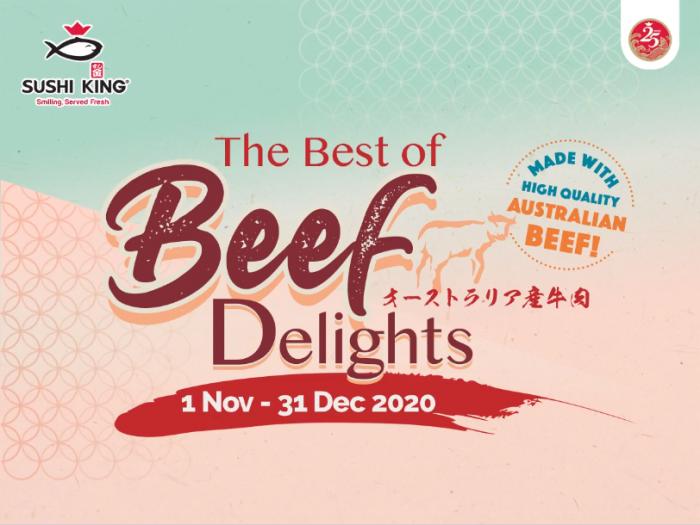 Sushi King Beef Delights Promotion (1 Nov 2020 - 31 Dec 2020)
