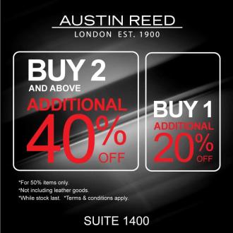 Austin Reed Special Sale Up To 40% OFF at Genting Highlands Premium Outlets (1 November 2020 - 31 December 2020)