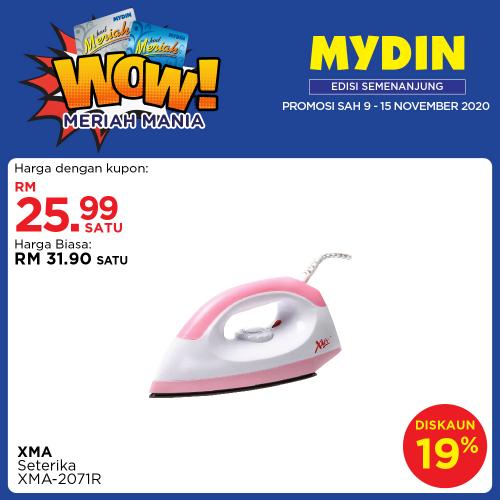 MYDIN Meriah Mania Coupons Promotion (9 Nov 2020 - 15 Nov 2020)