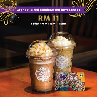 Starbucks 11.11 Promotion Grande-sized Beverage @ RM11 (11 November 2020)