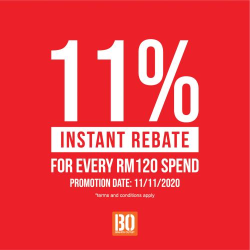 Brands Outlet 11.11 Sale 11% Instant Rebate (11 Nov 2020)