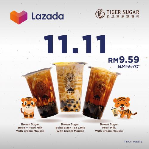 Tiger Sugar 11.11 Sale on Lazada (11 Nov 2020) Tiger Sugar 11.11 Sale on Lazada (11 Nov 2020)