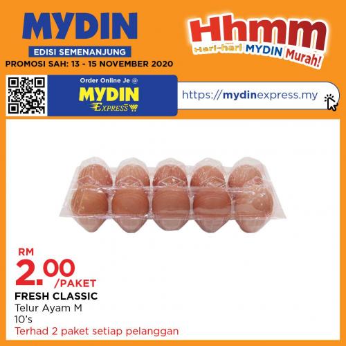 MYDIN Hari-Hari Murah Promotion (13 Nov 2020 - 15 Nov 2020)