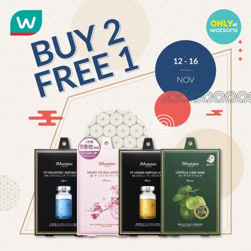 Watsons JMsolution Box Set Buy 2 FREE 1 Promotion (12 Nov 2020 - 16 Nov 2020)