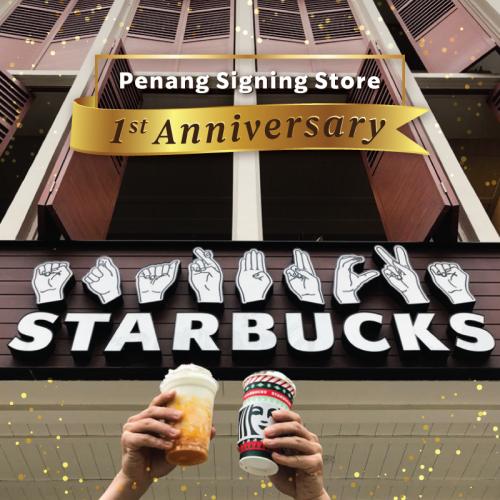 Starbucks Penang Signing Store 1st Anniversary Promotion Beverage @ RM1 (19 Nov 2020 - 20 Nov 2020)