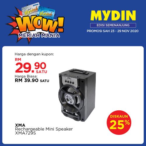 MYDIN Meriah Mania Coupons Promotion (23 Nov 2020 - 29 Nov 2020)