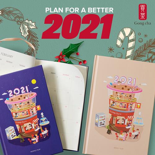 Gong Cha FREE 2021 Planner Promotion (valid until 31 Dec 2020) Gong Cha FREE 2021 Planner Promotion (valid until 31 Dec 2020)