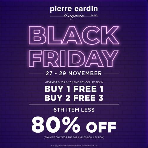 Pierre Cardin Lingerie Black Friday Sale Up To 80% OFF (27 Nov 2020 - 29 Nov 2020)