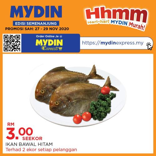 MYDIN Hari-Hari Murah Promotion (27 Nov 2020 - 29 Nov 2020)