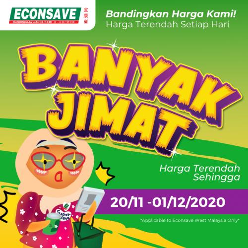 Econsave Banyak Jimat Promotion (20 Nov 2020 - 1 Dec 2020)