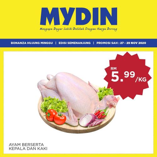 MYDIN Weekend Promotion (27 Nov 2020 - 29 Nov 2020)