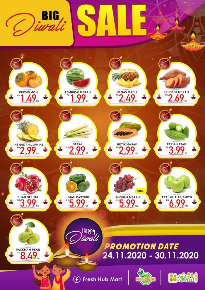 Fresh Hub Big Diwali Sale Promotion (24 Nov 2020 - 30 Nov 2020)