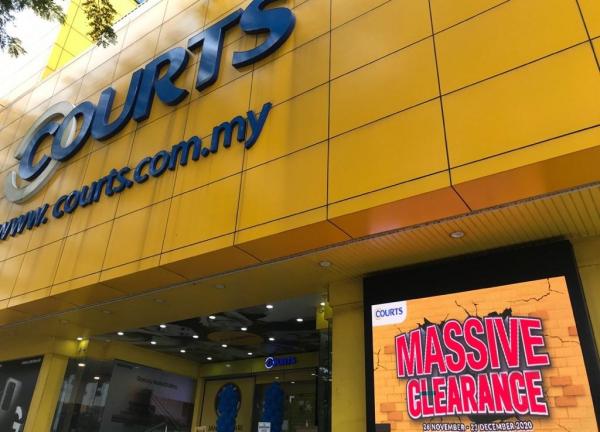 COURTS Massive Clearance Sale Discount Up To 90% (valid until 31 Dec 2020)