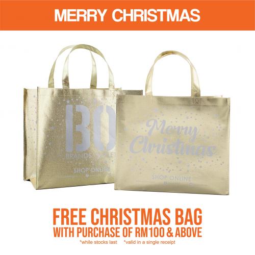 Brands Outlet Christmas Promotion FREE Christmas Bag