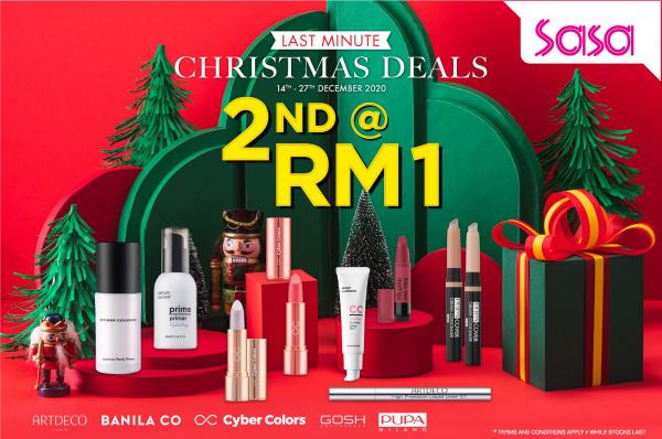 Sasa Christmas Deals Promotion 2nd @ RM1 (14 Dec 2020 - 27 Dec 2020)