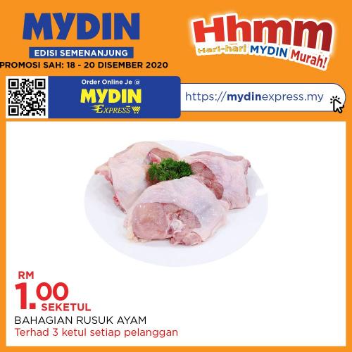 MYDIN Hari-Hari Murah Promotion (18 Dec 2020 - 20 Dec 2020)