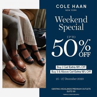 Cole Haan Weekend Sale Up To 50% OFF at Genting Highlands Premium Outlets (25 December 2020 - 27 December 2020)