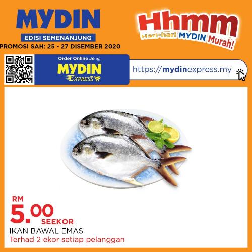 MYDIN Hari-Hari Murah Promotion (25 Dec 2020 - 27 Dec 2020)
