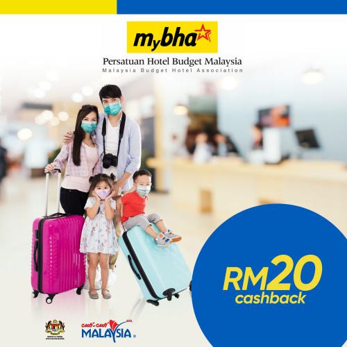 MyBHA Jom Nginap RM20 Cashback Promotion With Touch 'n Go eWallet (31 Dec 2020 - 31 Mar 2021)