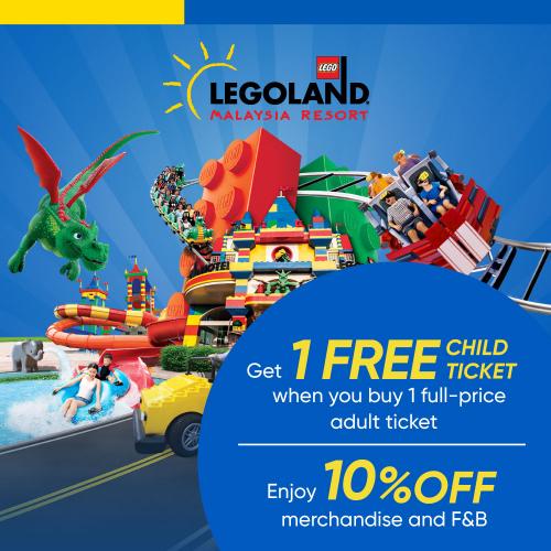 Legoland Buy 1 FREE 1 Promotion With Touch 'n Go eWallet ...